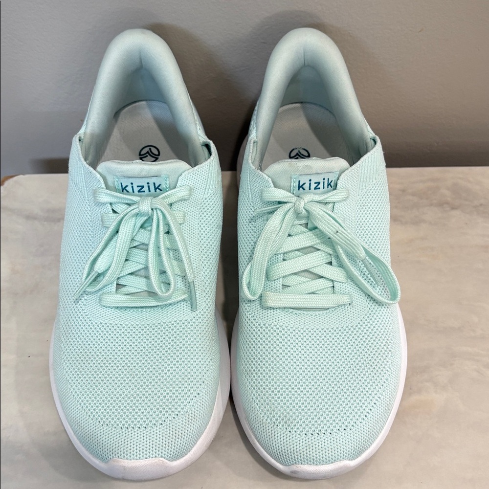 Kizik Athens Handsfree Slip On Women's Athletic  Mint Sneakers Size 8 Wide - Picture 7 of 12